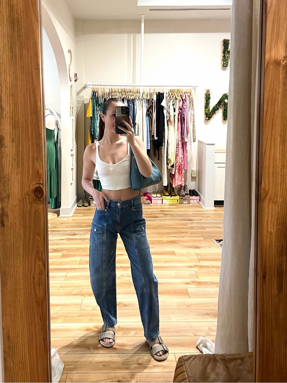 PAIGE Alexis Cargo Barrel Jeans - Picture 5 of 10